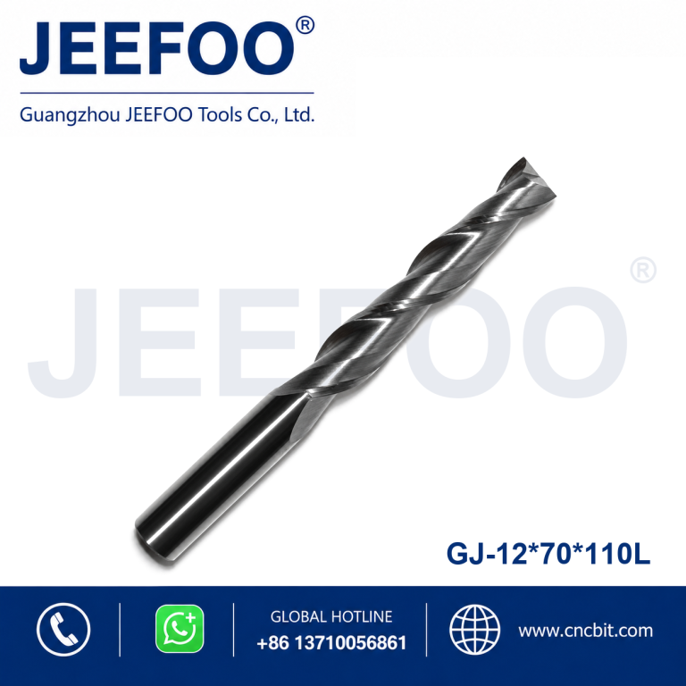 12x70x110L Two Spiral Flute Bits - Solid Carbide Two flute sprial bit/ Carbide Mill Spiral CNC router bits wood cutting tools / Two Flutes Spiral Carbide Tools product image